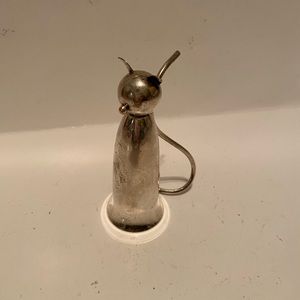 Napier cat jigger 1 oz. shot glass, iconic vintage mid century art deco barware